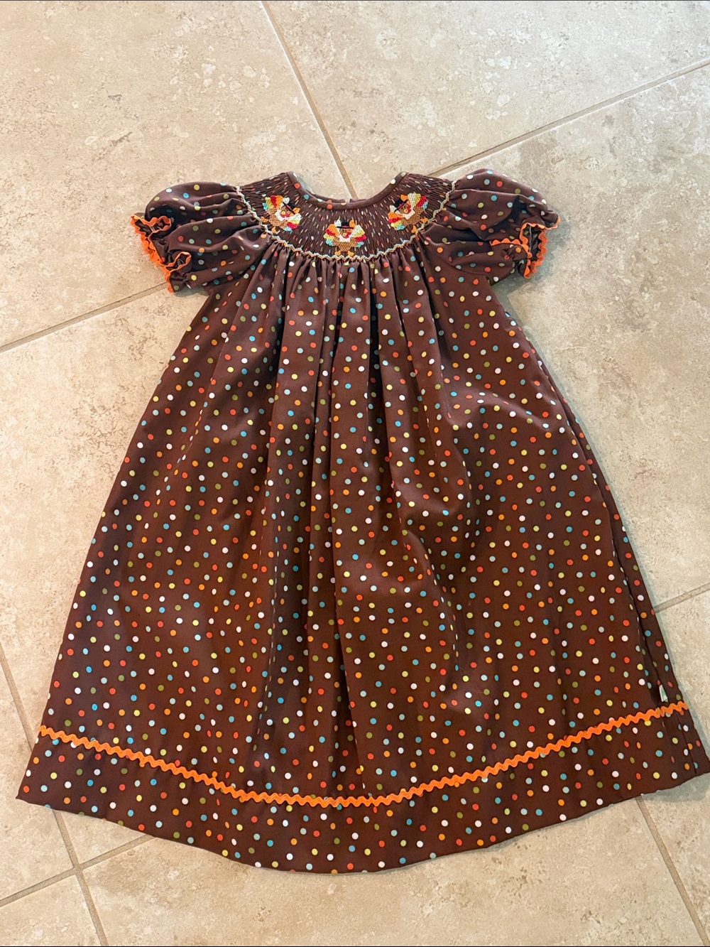 Lolly Wolly Doodle Smock Dress